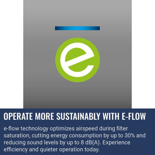 Husqvarna DE 120 H PACE Operate more sustainably with e-flow