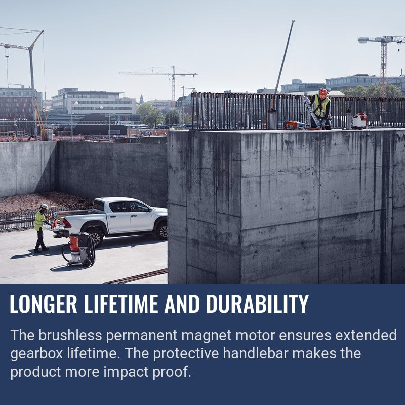 Husqvarna DM 1 PACE Longer lifetime and durability