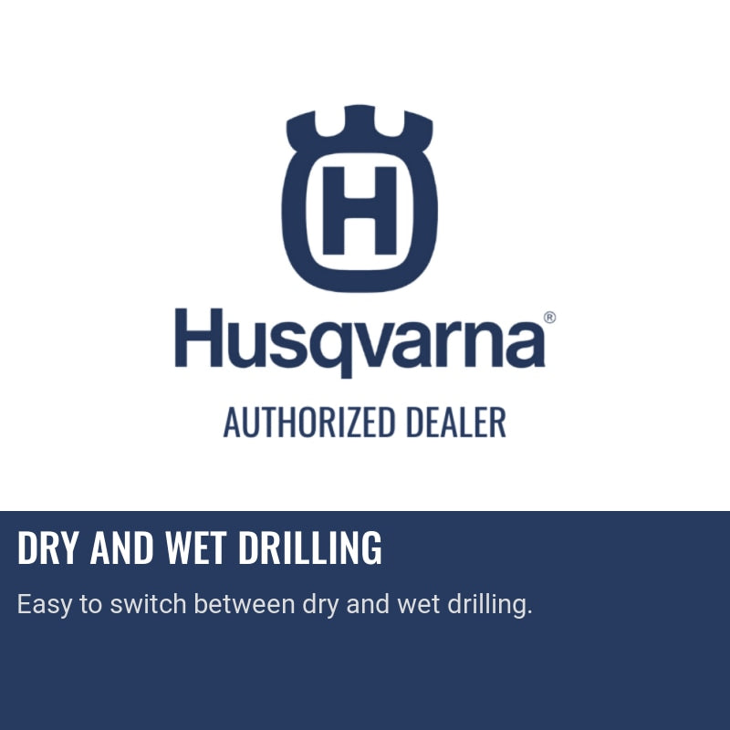Husqvarna DM 230 Dry and wet drilling