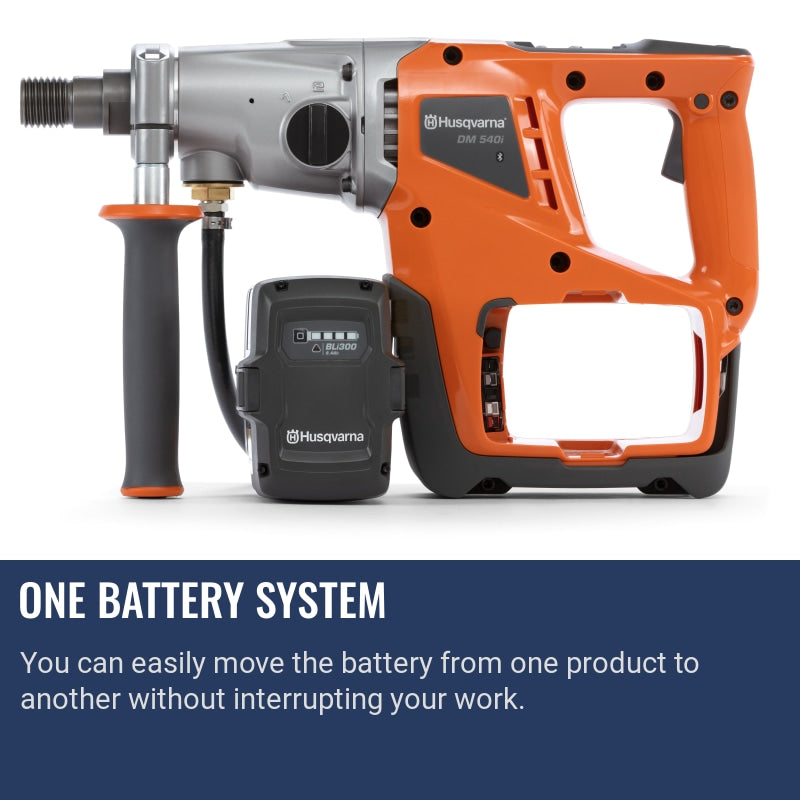 Husqvarna DM 540i One battery system