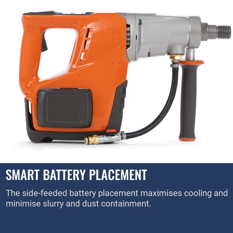 Husqvarna DM 540i Smart battery placement