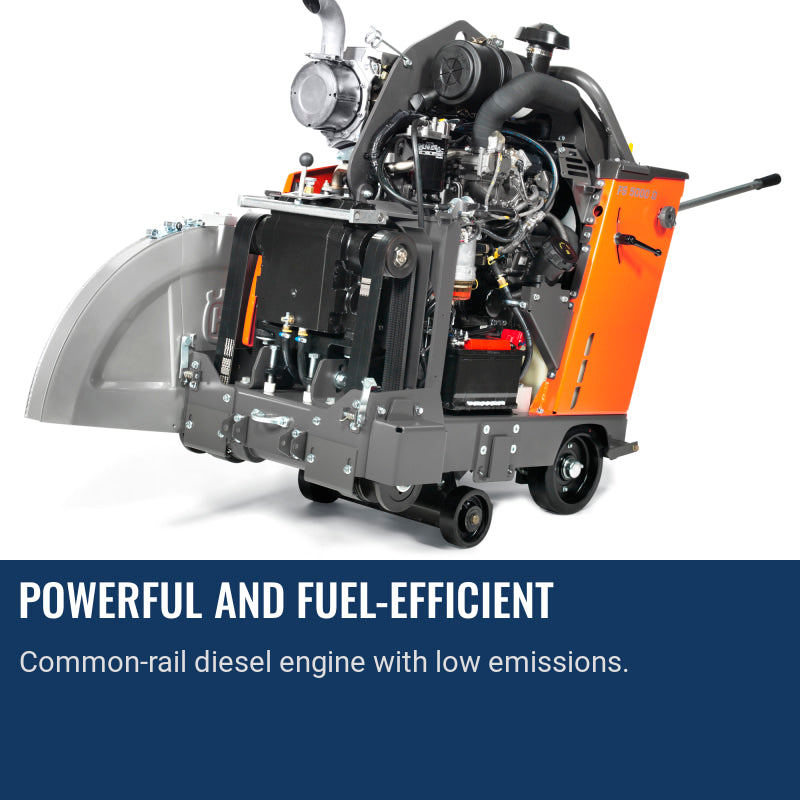 Husqvarna Floor Saw 5000 D Powerful and fuel-efficient
