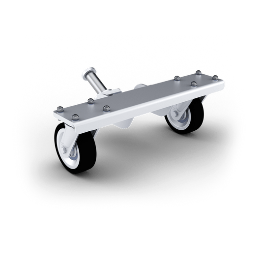 Husqvarna front wheel transport dolly for floor scrapers