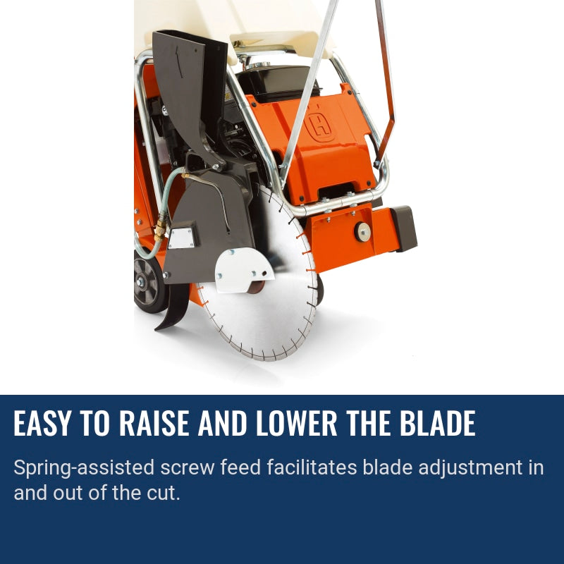 Husqvarna FS 413 Easy to raise and lower the blade