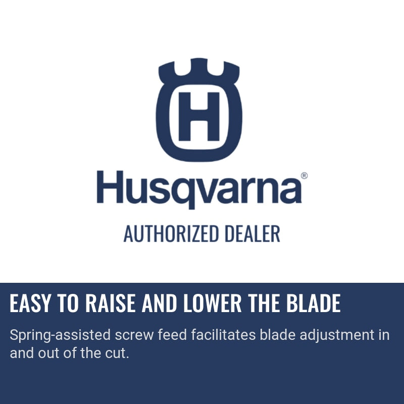 Husqvarna FS 524 Easy to raise and lower the blade