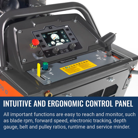 Husqvarna FS 7000 DL Tier 4 Intuitive and ergonomic control panel