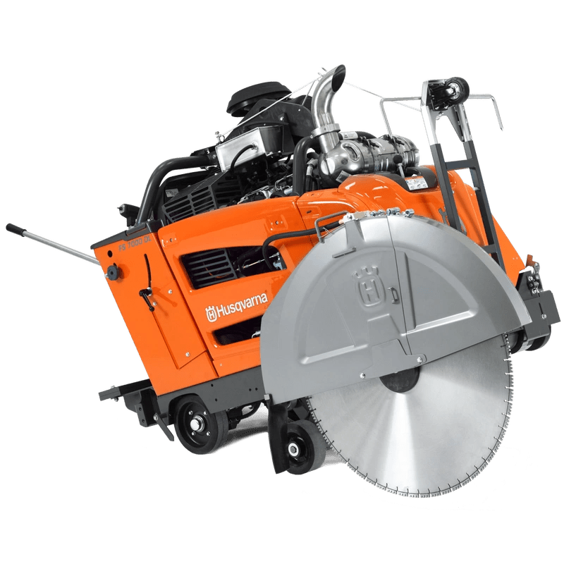Husqvarna FS 7000 DL 74 hp 48" self-propelled walk-behind floor saw.