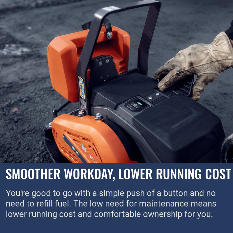 Husqvarna LF 60i LAT Smoother workday, lower running cost