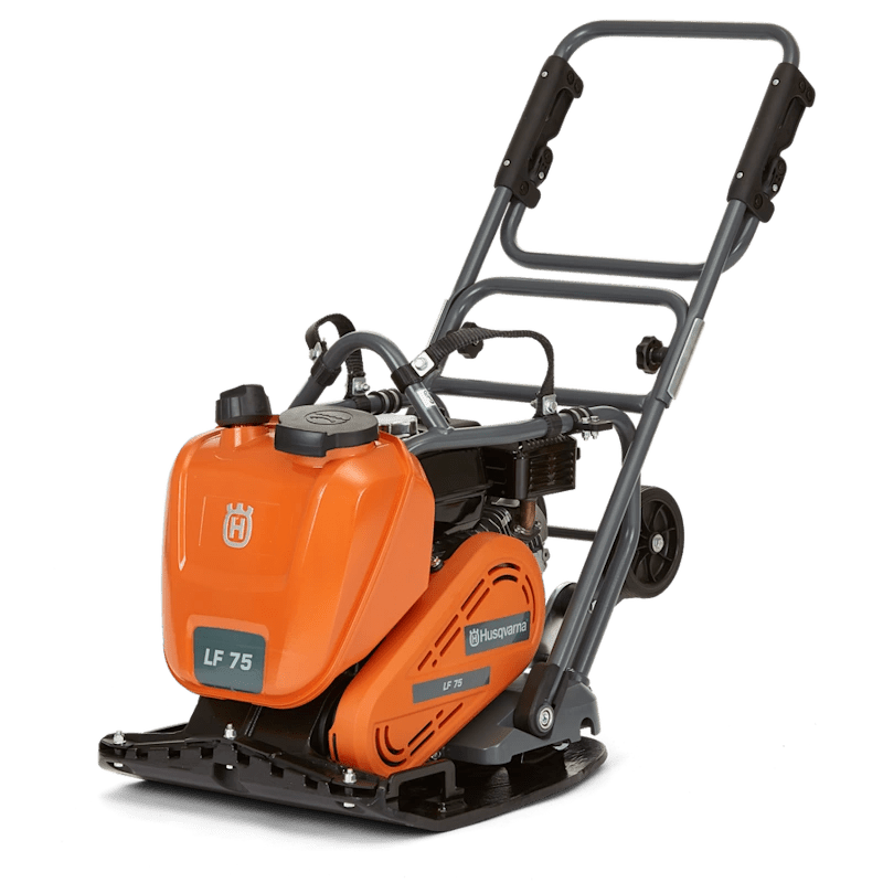 Husqvarna LF 75 LAT forward plate compactor with Honda engine, 420mm width