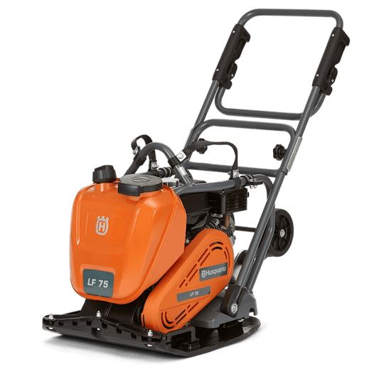 Husqvarna LF 75 LAT forward plate compactor with Honda engine, 420mm width
