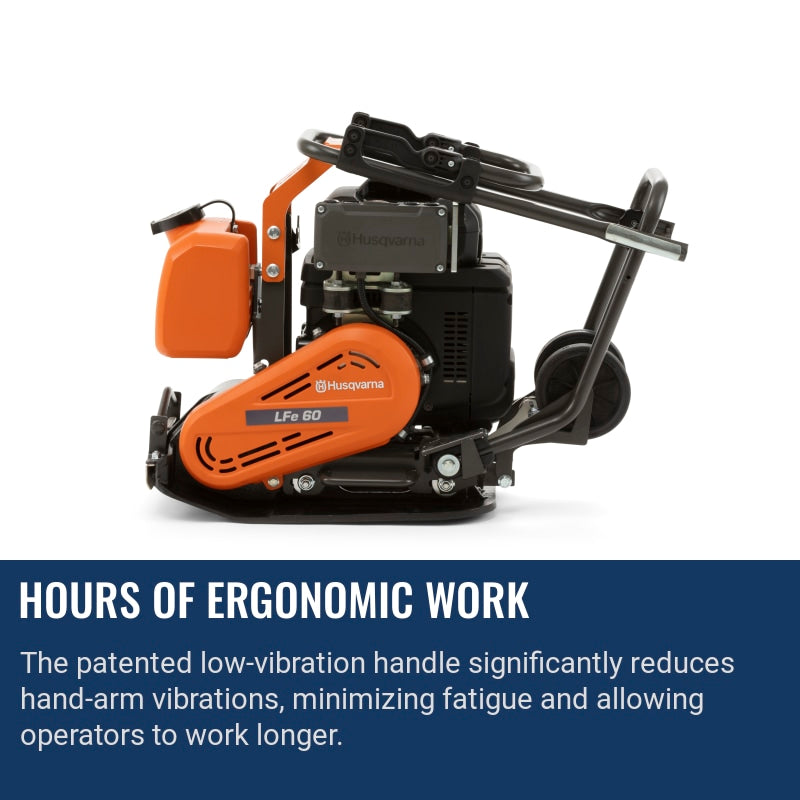 Husqvarna LFe 60 LAT Hours of ergonomic work