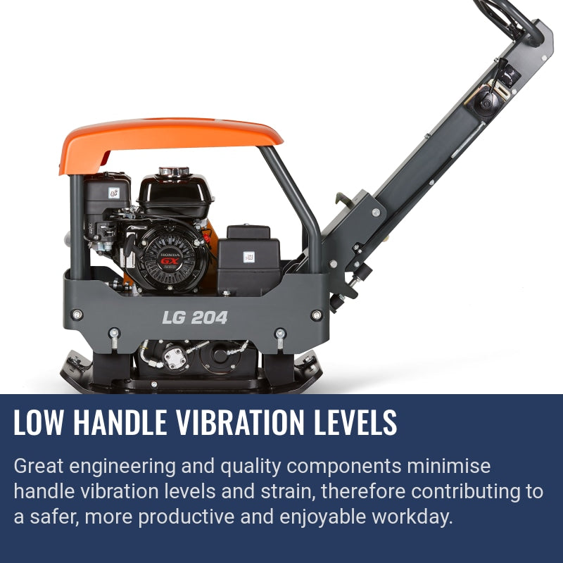 Husqvarna LG 204 Low handle vibration levels