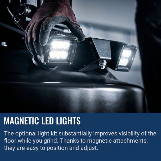Husqvarna PG 8 DR Magnetic LED lights