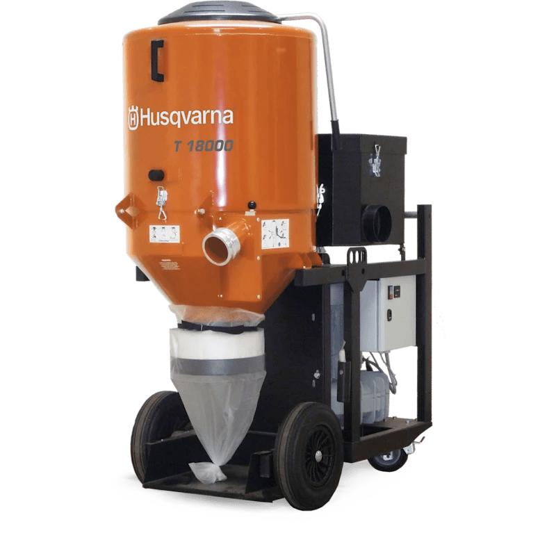 Husqvarna T 18000 Dust Extractor - Powerful dust extraction for clean workspaces.