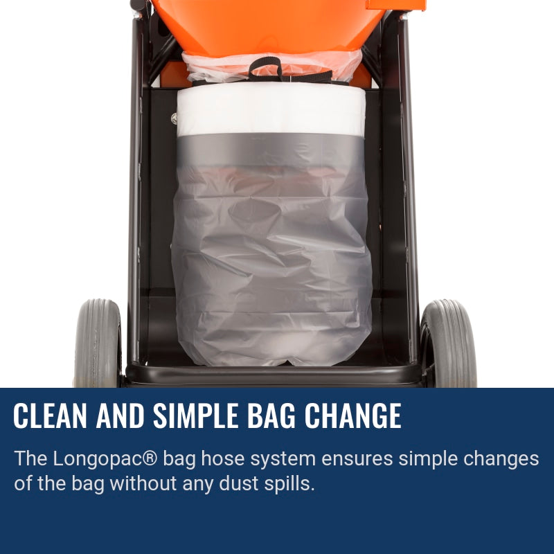 Husqvarna T 7500 Clean and simple bag change