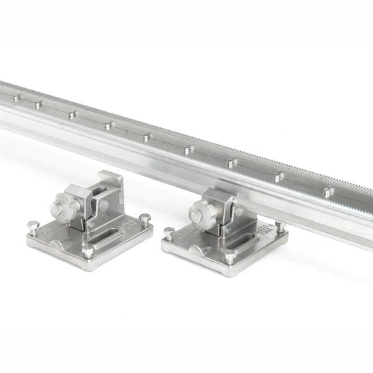 Husqvarna track mounting brackets for wall saws - track assembly