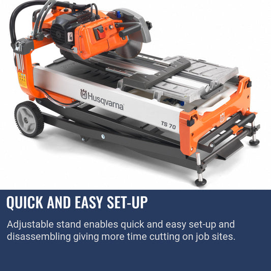 Husqvarna TS 70 Quick and easy set-up