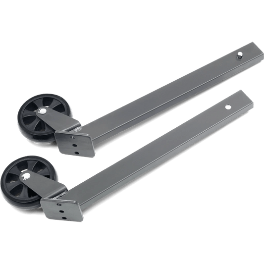 Husqvarna tile saw stand wheel for smooth mobility.