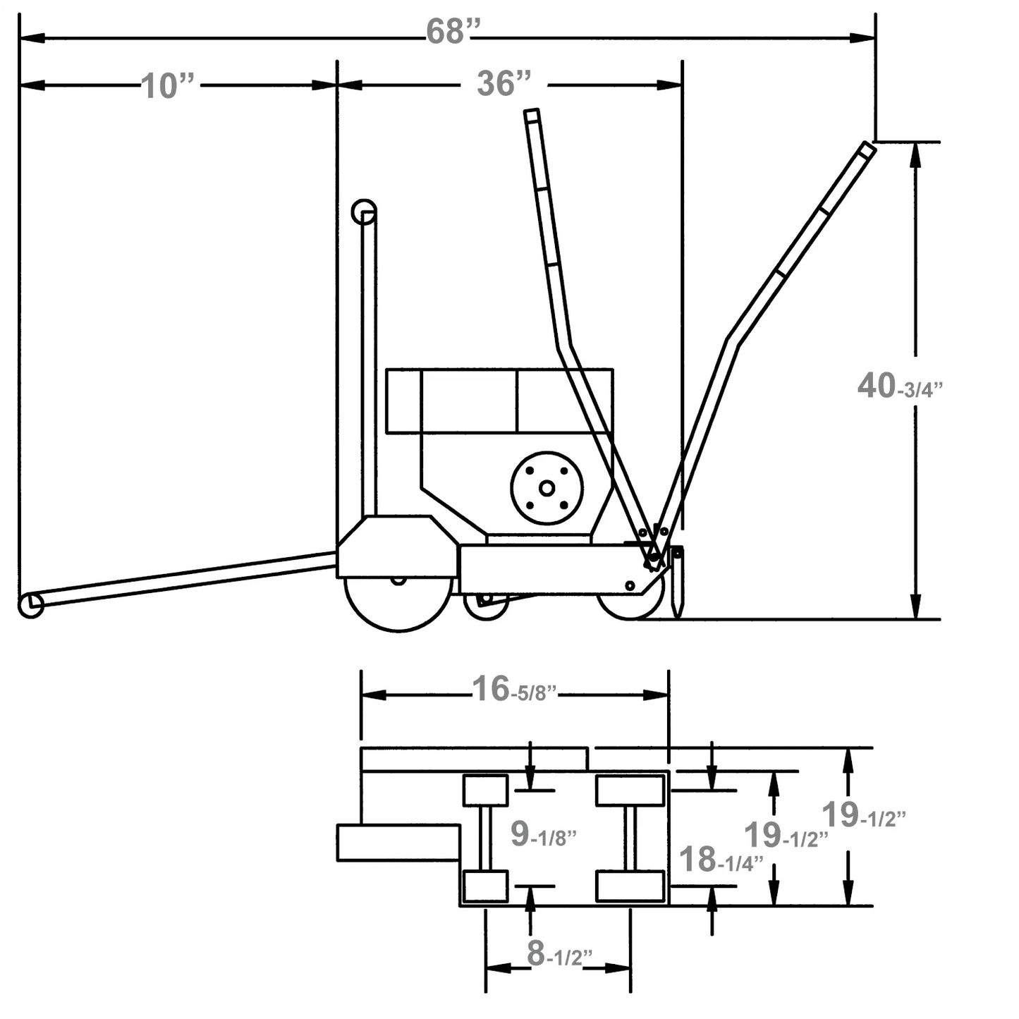 Core Cut Joint Saw - 11HP - Gas - 14" Blade - Downcut