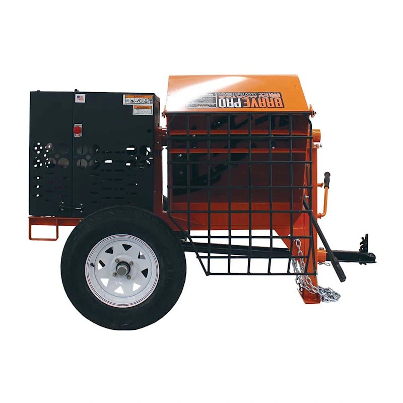 Brave Mortar Mixer - Built for tough construction sites with a durable steel drum and gas-powered Honda engine.