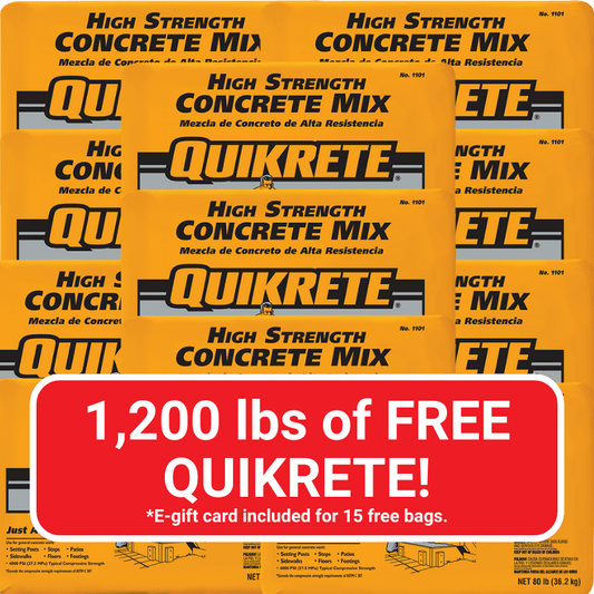 MudMixer Evolution 3225 + 1,200 lbs Quikrete - Spring Promo!