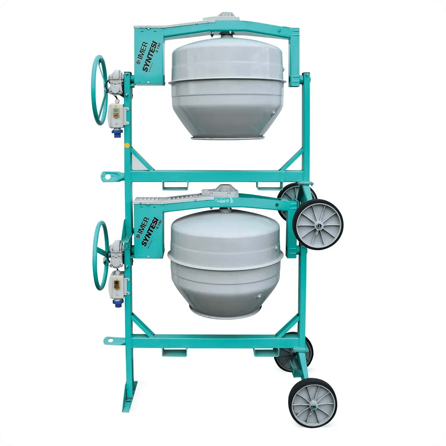 Imer Concrete Mixer - Multi-Mix 350 - 12 ft³ Steel Drum - Electric 2 HP