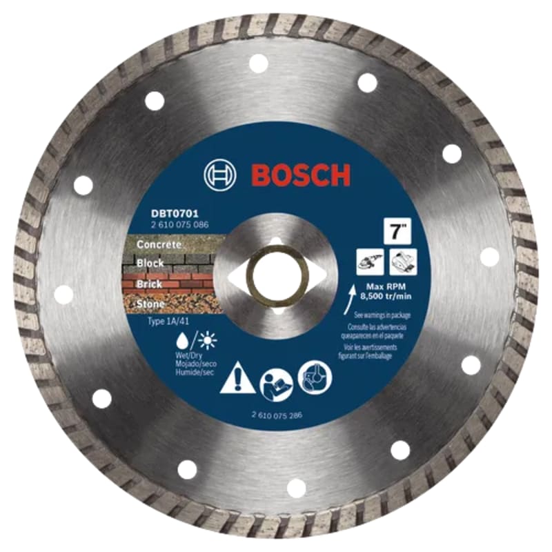 Bosch Premium Turbo Rim Diamond Abrasive Blades