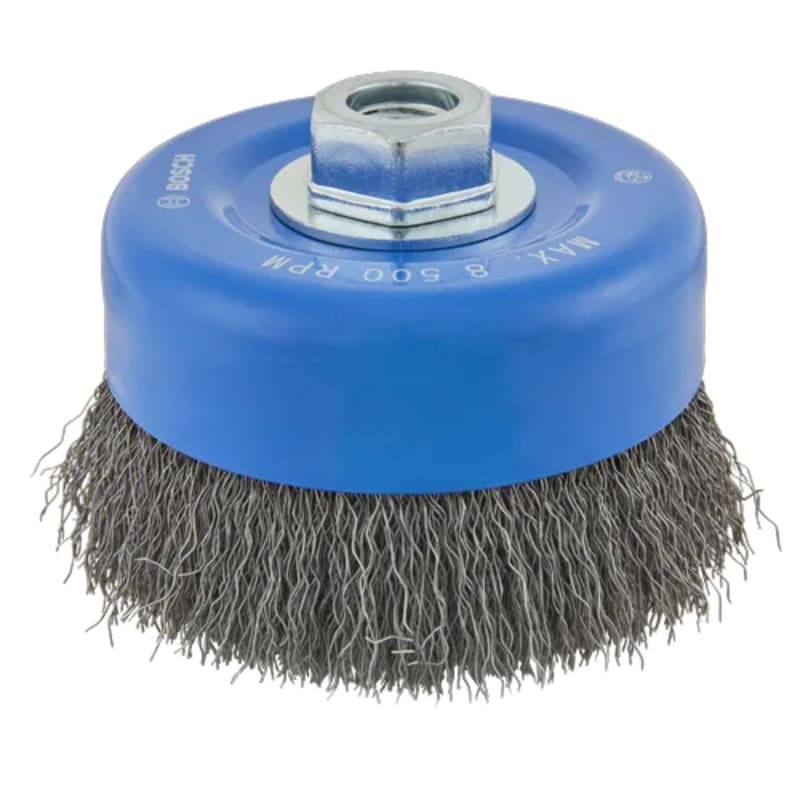 Bosch Carbon Steel Crimped Wire Cup Brushes