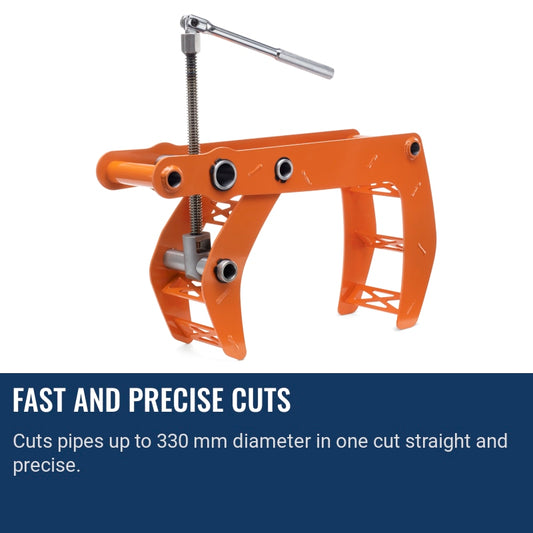 Pipe cutting clamp Fast and precise cuts