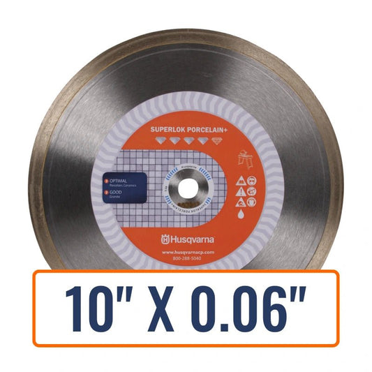 Porcelain Tile Saw Blade - Husqvarna Superlok® Porcelain +