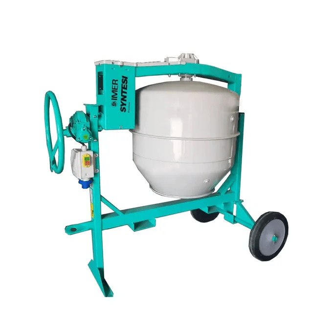 Imer Concrete Mixer - Multi-Mix 350 - 12 ft³ Steel Drum - Electric 2 HP