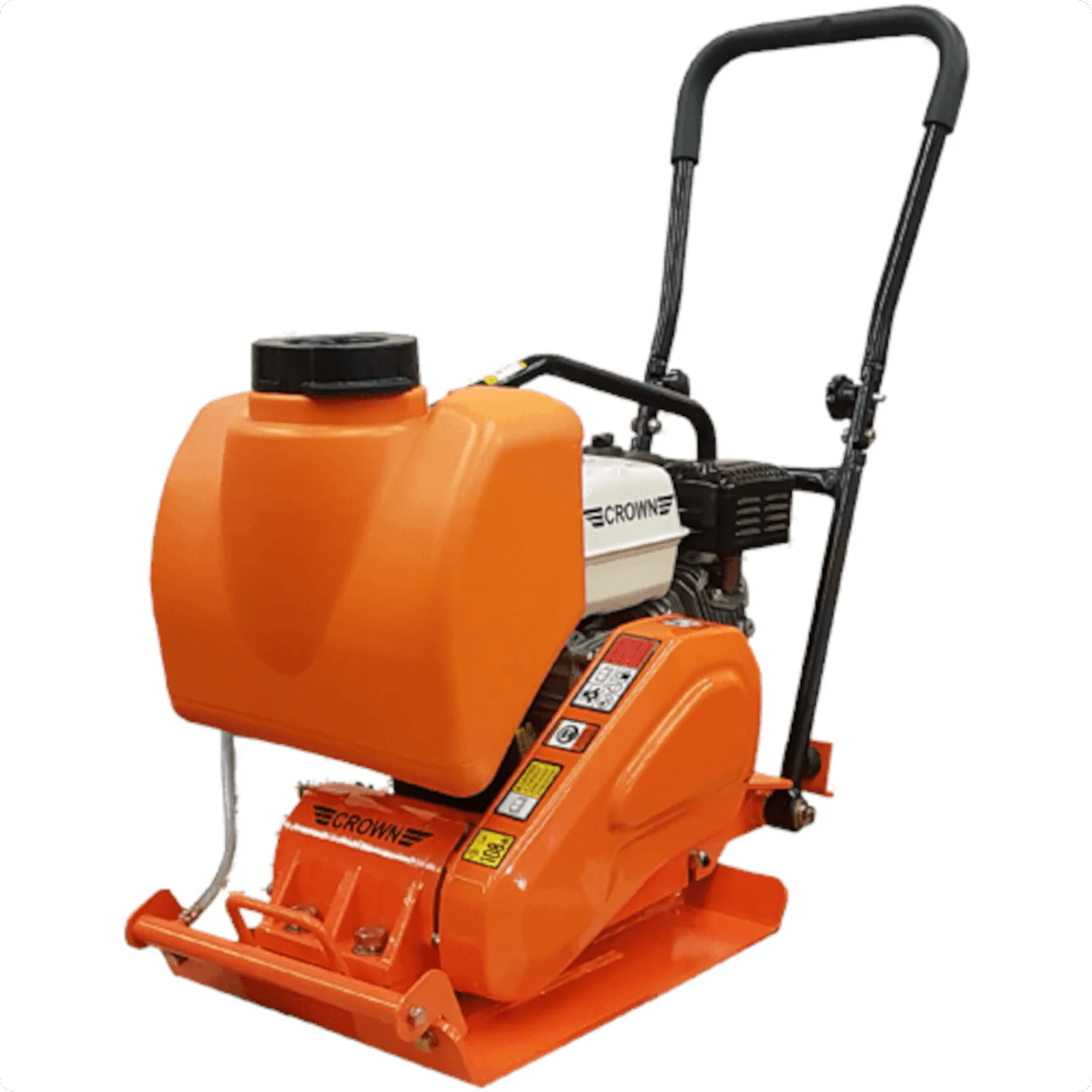 Crown plate compactor with Honda GX160 engine front view