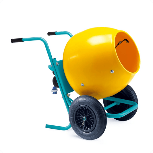 Imer Wheelman II gas-powered cement mixer with poly drum