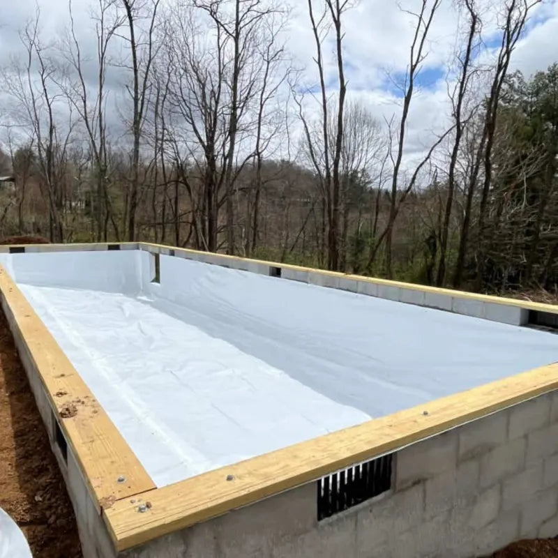 Stegocrawl Vapor Retarder 12' X 100' Crawl Space Barrier 6-Mil Thickness - Finished Project New Construction