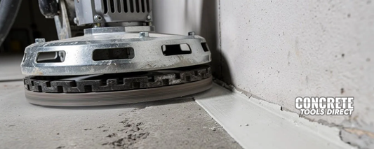 Use of an Edge Grinder for Concrete Edge Work