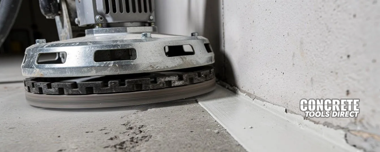 Use of an Edge Grinder for Concrete Edge Work