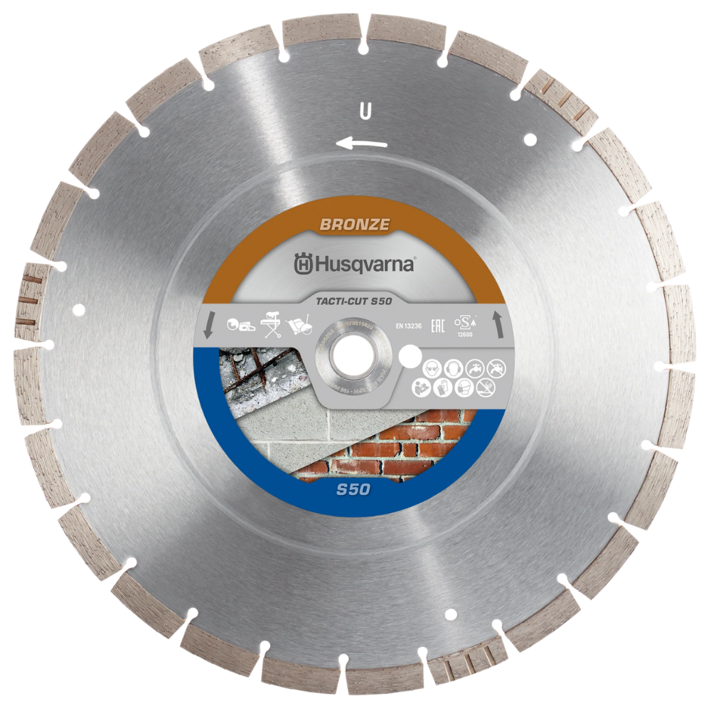 Blades for Tile and Masonry Cutting | DIAMOND MASONRY BLADE - HUSQVARNA TACTI-CUT S50