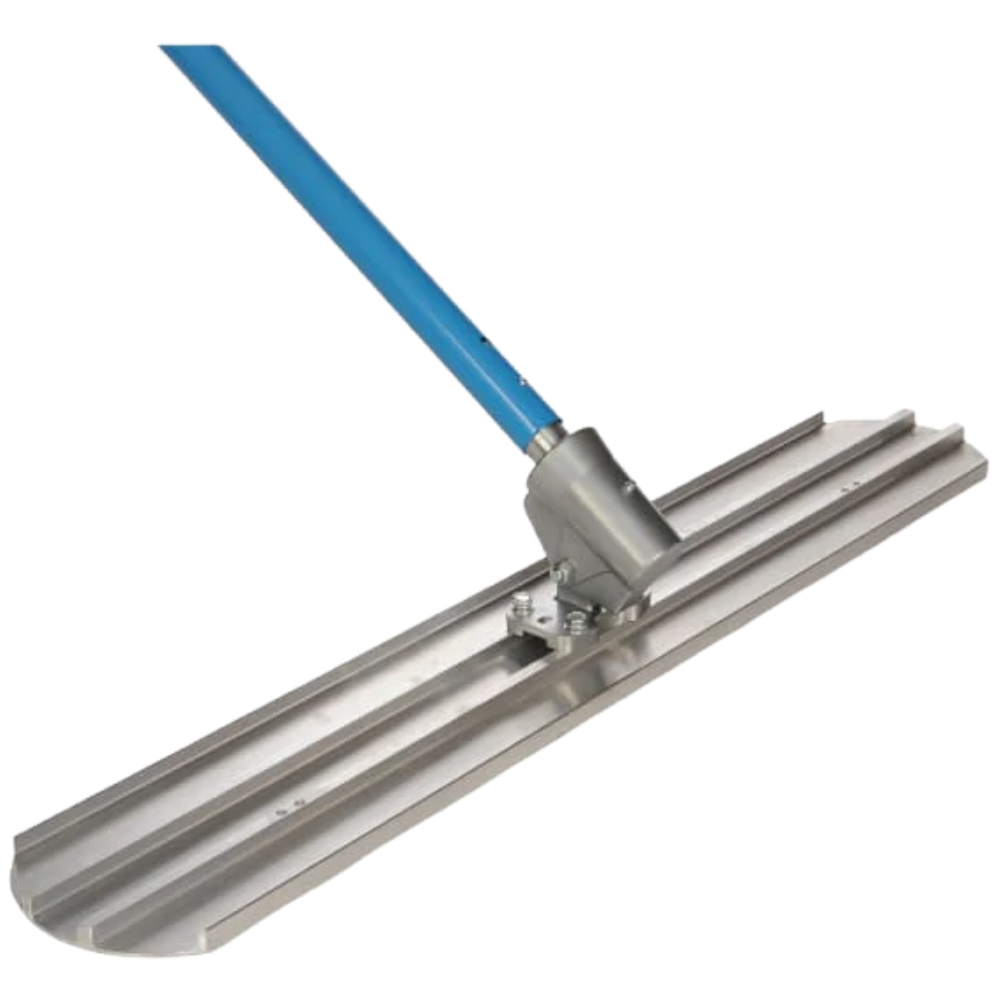 Bull Floats and Darbies | BT BULLFLOAT 48 IN. X 8 IN. COMPLETE| PITCH CONTROL HEAD | 3X 6 FT. EXTENSION HANDLES