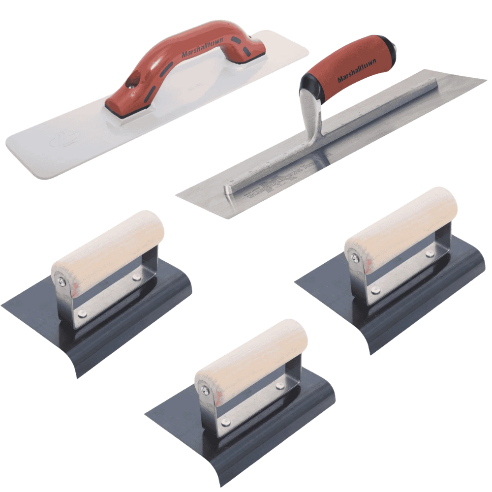 Concrete Hand Tools for Concrete Finishers | MARSHALLTOWN FINISHING HAND TOOL SET