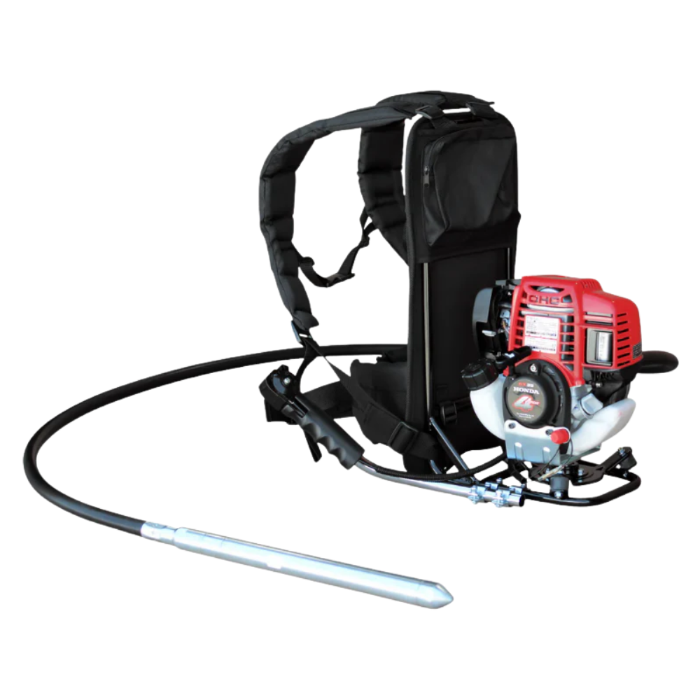 Concrete Vibrators | 2HP HONDA CONCRETE VIBRATOR WITH FLEX SHAFT CABLE WHIP BACKPACK