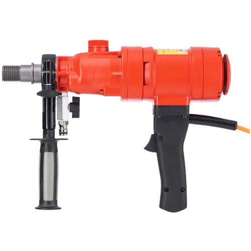 Core Drill Machines for Sale – Weka DK16 diamond core drill 3 inch to 6 inch capacity with 19 amp 110V single-phase motor for handheld concrete drilling