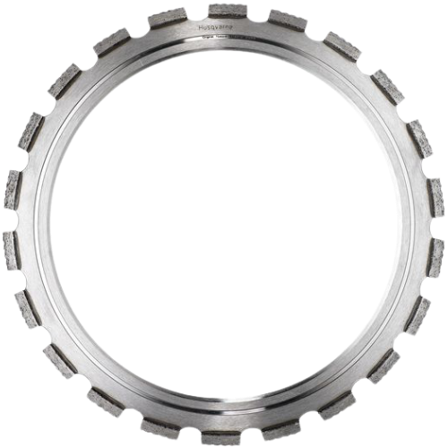 Cutting Blades for Hard Surfaces – Husqvarna Vari-Ring R10 ring saw blade for cutting concrete and other hard materials