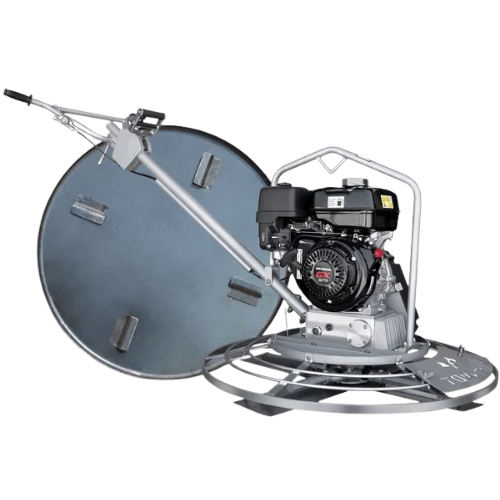 Gas Power Trowels – 36 inch Honda 9 HP power trowel with 160 RPM and fast pitch control for concrete slab finishing