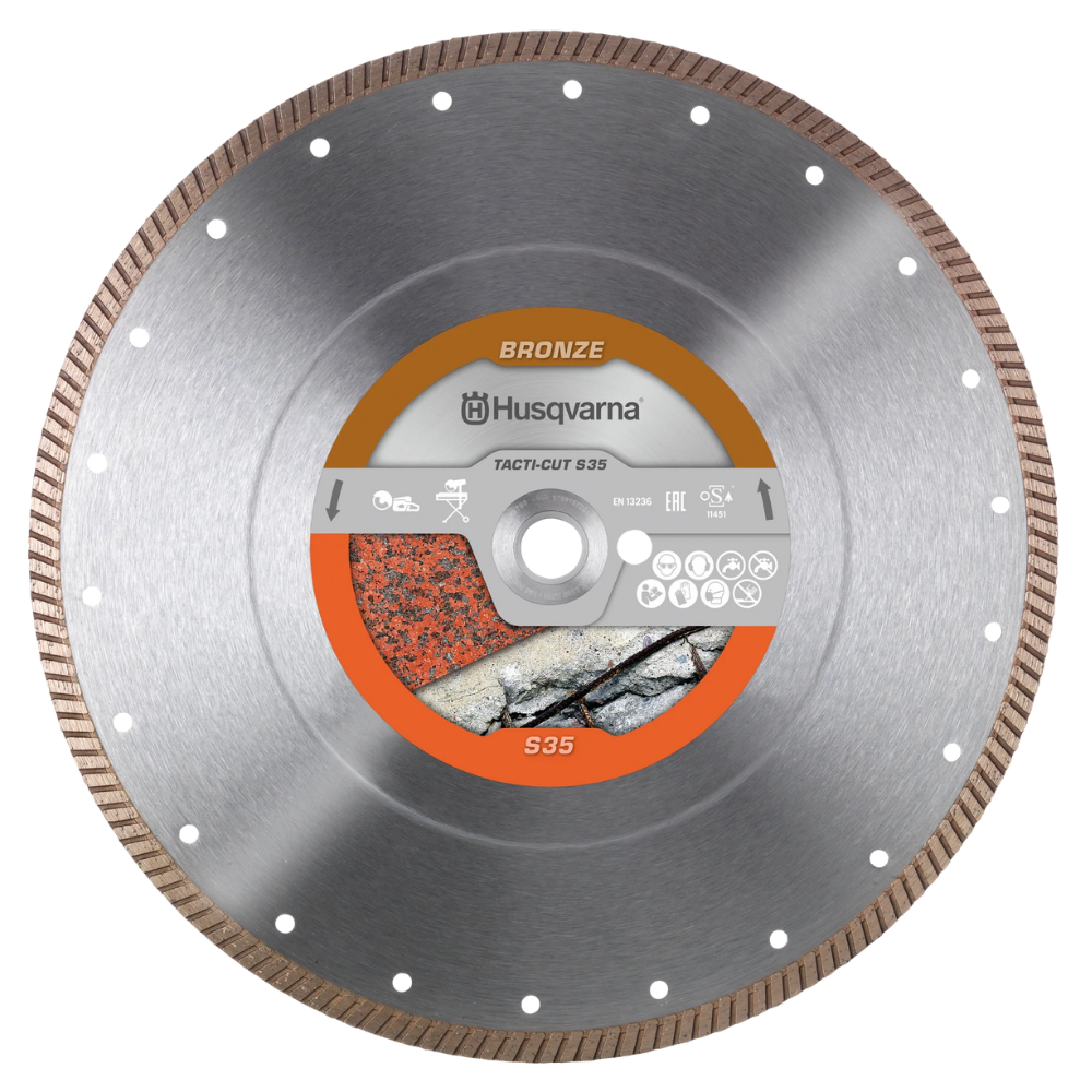 Hard/Abrasive Blades | DIAMOND BLADE FOR GRANITE - HUSQVARNA TACTI-CUT™️ S35