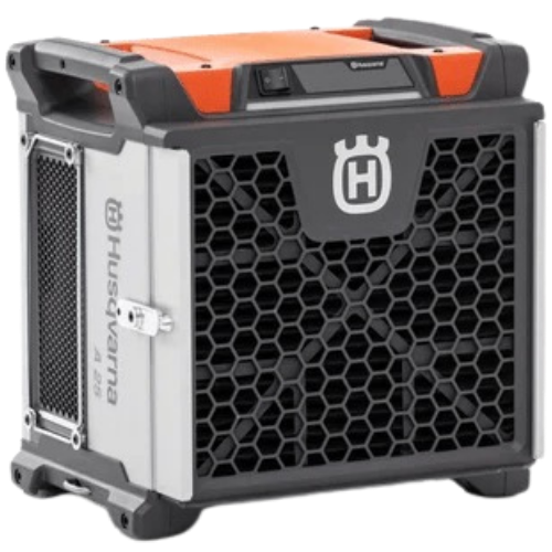 Husqvarna Air Scrubbers – Husqvarna A 25 air scrubber for dust control and air filtration on construction jobsites