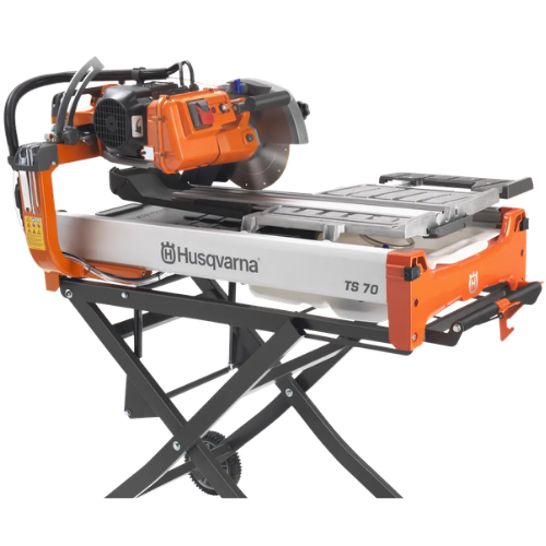 Husqvarna Cart Tile Saws – Husqvarna TS 70 cart tile saw for precision cutting of tile and masonry materials