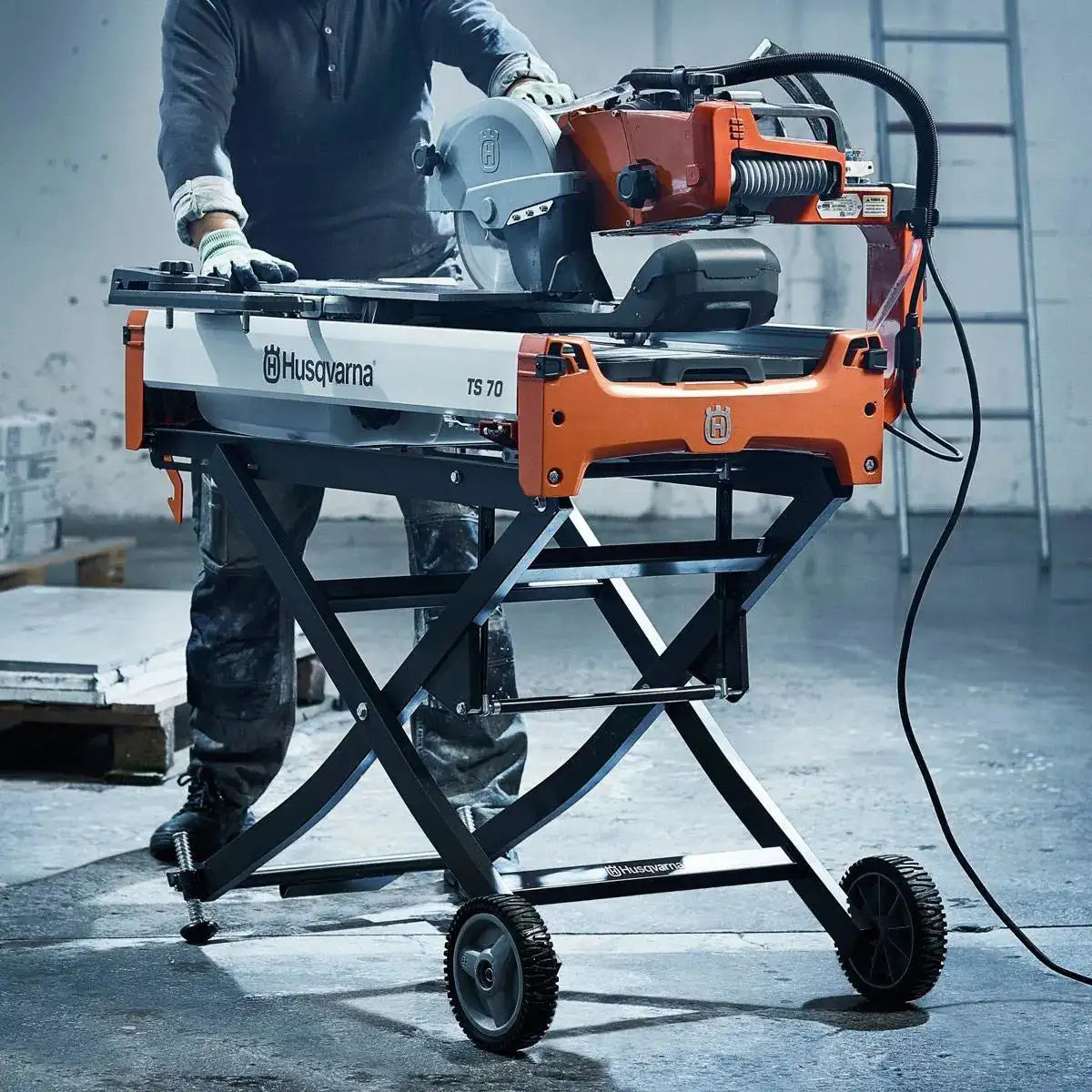 Husqvarna Cart Tile Saws | Concrete Tools Direct