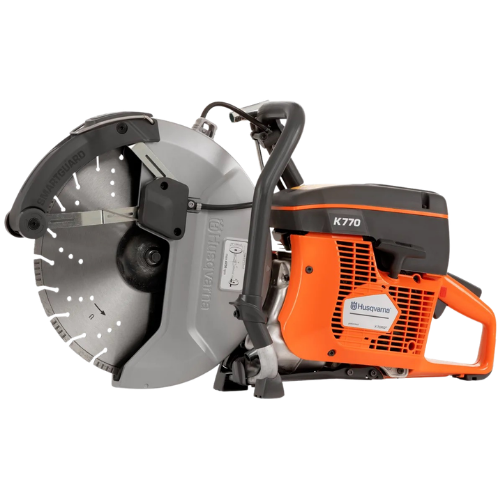 Husqvarna Concrete Saws – Husqvarna K770 SmartGuard 14 inch gas disc cutter for professional concrete cutting