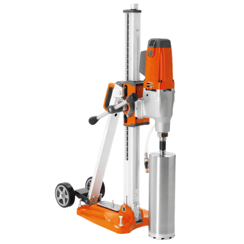 Husqvarna Core Drill With Stands – Husqvarna DMS 240 core drill with stand for precision concrete drilling and coring