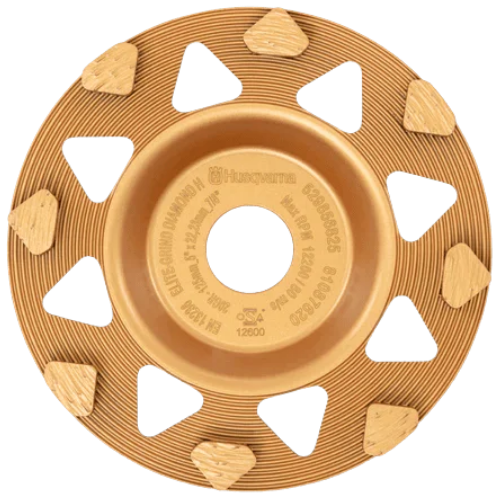 Husqvarna Cup Wheels Grindings – Husqvarna ELITE-GRIND STAR H cup wheel for concrete grinding and surface preparation